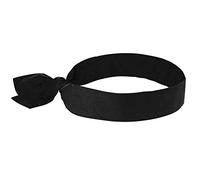 Ergodyne Chill-Its 6700 Bandana rafraîchissant Cristaux polymères Bandeau Cravate, Noir, Each Homme