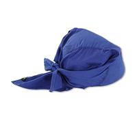 Ergodyne Chill-Its 6710CT Foulard triangulaire rafraîchissant pour la tête Bleu