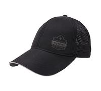Ergodyne Chill Its 8937 Casquette de baseball unisexe avec dos ventilé pour plus de respirabilité Noir