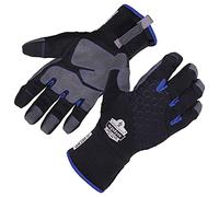 Ergodyne ProFlex 817WP Gants de travail imperméables, isolation thermique, écran tactile, paume renforcée, noir, taille XL