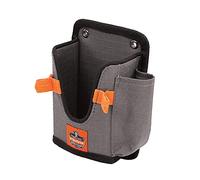 Ergodyne Squids 5543 Barcode Scanner Holder Equipment Mount for Gun Grip Mobile Computers, Handheld Bar Code Scanners, Fastener Straps to Attach to Forklift Gray Small