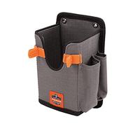 Ergodyne Squids 5543 Support de Lecteur de Codes-Barres pour Ordinateur Portable avec poignée Pistolet et Sangles de Fixation pour Fixer au Chariot élévateur Gris Taille L