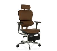 ERGOHUMAN PLUS LEGPRO GEN2 | Cuir - Siège de direction de luxe Marron