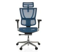 ERGOHUMAN SLIM GEN2 | tissu maille - Siège de direction de luxe Bleu