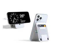 ergomi Hera Portefeuille à charnière magnétique - Famille, gris, Portefeuille pour téléphone