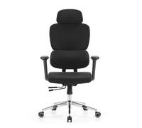 Ergomy F 2 - Siège de bureau de qualité professionnelle Noir