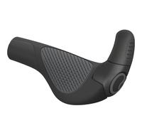 Ergon Cyclisme GP2 Evo Ergonomique Lock-On Poignées Avec Barre Embouts - Noir, S