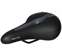 Ergon Fisio Flex Gel Selle de vélo Femme, Noir, Taille Unique