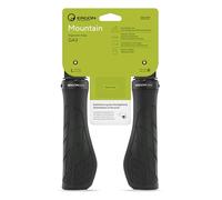 Ergon GA3 Poignées de VTT ergonomiques verrouillables, design ailé pour le confort et le soutien du poignet, Noir, Taille L