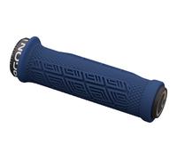 Ergon GDH Poignées VTT Downhill Ergonomiques Lock-On, Fat, Bleu Nightride