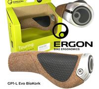 Ergon Poignées GP1 Evo BioKork brown-black L