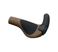 Ergon GP2 Evo Poignées BioKork Lock-On, Petite, Noir/Tan