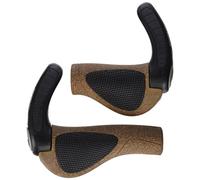 Ergon Poignées GP3 BioKork pour Poignée de Vitesses Tournante Unilatérale noir/brun L