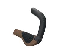 Ergon GP5 Evo Poignées de vélo avec extrémités de Guidon intégrées, Biokork, Tai
