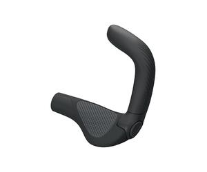 Ergon GP5 Evo Poignées de vélo avec extrémités intégrées Noir Taille L