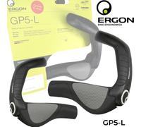 Ergon GP5-L Poignées de Guidon Vélo Ville Ebike Confort XL Noir Corne