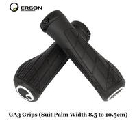 Ergon Poignée De Guidon De Vélo Ga3 Ge1 Ga20 Anti-Dérapant En Caoutchouc Poignées Vtt Cyclisme Doux Poignées Vélo D'extrémité De Barre À Montage Couvre - Type Ga3