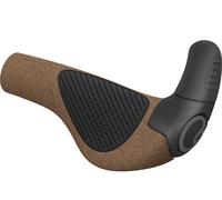 Ergon Gp2 Evo Biokork S Grips Marron 130.5 mm Black / Brown