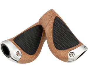 Ergon Poignées GP1 BioKork Gripshift Levier de Vitesses Rotatif Bilatéral noir S