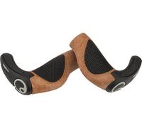 Ergon Poignées GP3 BioKork avec bar end pour Rohloff Nexus – Marron/Noir