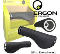 Ergon Poignées Velo Ergo MTB Ebike Touring Noires, Fitness, GS1-L Evo