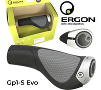 Ergon Poignées Vélo GP1-S Smal EVO Ergonomiques MTB Ébikes City Tour Noires