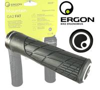 Ergon Vélo MTB Dirt Ebike Lockon Poignées À Vis GA2 Fat Noir
