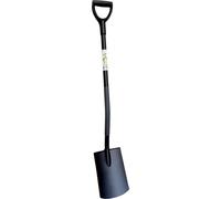 Ergonomic Bêche plate avec manche en D noir Bêche de jardinage Bêche de fouille