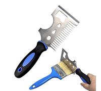 Ergonomic Cleaning Brush, Professional Tool, 8.66x2.99x1.18 Inch Multifunctional Scrubber with Durable Bristles, Roller Cleaner, Paint Brush Tool with Practical Design, Cleaning Accessory for Home