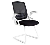 Ergonomic Computer Task Chair for Home & Office - Président d'étude des étudiants ajusté avec accoudoirs Actifs et Base arquée Stable idéale pour la conférence et l'usage exécutif FANDIAO