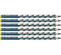 Ergonomic Graphite Pencil - STABILO EASYgraph - Left-Handed - Pack of 6 - Petrol
