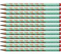 Ergonomic Graphite Pencil - STABILO EASYgraph Pastel - Right-Handed - Pack of 12