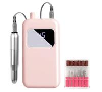 Ergonomic Grip - Electric Manicure Device, Non Slip Texture for Detailed Cuticle Trimming, 250g Unit, Gel Nail File with Powerful 45 Level Speed Switch, Practical Tool for Beauty Studios Dorm