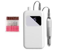 Ergonomic Grip - Electric Manicure Device, Non Slip Texture for Detailed Cuticle Trimming, 250g Unit, Gel Nail File with Powerful 45 Level Speed Switch, Practical Tool for Beauty Studios Dorm