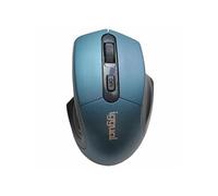 ERGONOMIC-L-1600DPI - Souris - ergonomique - L size - pour droitiers - optique - 4 boutons - sans fil - 2.4 GHz - récepteur sans fil USB - lead blue