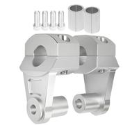 Ergonomic Motorcycle Accessories - Motorcycle Risers | Handlebar Mount Clamp Risers, for Adventure Touring ATV Winter Riding