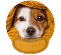 Ergonomic Mouse Pad with Wrist Rest for Dogs with Gel Cushion