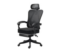 Ergonomic Office Chair High Back Computer Chairs Executive 3D Lumbar Support Footrest Adjustable Headrest Armrest Tilt Function Desk Home Gaming