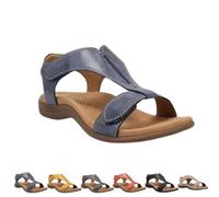 Ergonomic Orthopedic Sandals Women for Pain Relief Women Arch Support Sandals Orthopedic Walking Comfortable Shoe (Blue, Adulte, 39, Numérique, Système Taille Chaussures EU, Moyen)