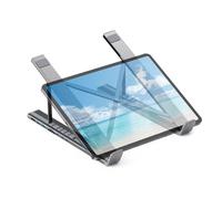 Ergonomic Riser Base, Adjustable Laptop Stand, Foldable Laptop Rack, 10.47x7.95x5.59 Inches Multiport Adapter Hub with Quick Charging, Ideal for Desktop, Tablet, Notebook, Offices and Home Setup