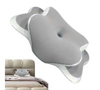 Ergonomic Sleep Pillow, Comfortable Foam Relief Cushion, Soft Breathable Design, Back Sleeper Bedding, Travel Rest Support, Suitable for Bedroom Apartment Dorm Office Car Plane Massage Women Men