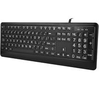 Ergonomic USB Interface Multimedia LED White Backlight Keyboard for Old Man Eye Strain 2 You Dim KeyboardUSB KeyboardMultimedia KeyboardLED KeyboardBacklight Keyboard Nice processing