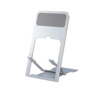 ergonomique pliable pour tous les appareils, conception portable de 4 à 13 pouces avec base antidérapante pour les appels vidéo, film, de téléphone personnalisable