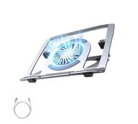 Ergonomique pour Ordinateur Portable avec Ventilateur de Refroidissement Silencieux, 5 hauteurs réglables et éclairage RVB intégré pour Une Meilleure Circulation de l ' air pour avec