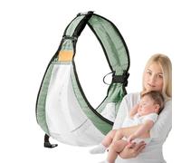 Ergonomische Babytrage & Seitentrage bis 25kg - Atmungsaktive -Hüfttrage aus Baumwolle - Verstellbare Tragehilfe für Neugeborene & Babys 0-48 Monate - Handwäsche
