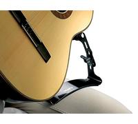 Ergoplay Support de Guitare Tappert Compact - Aide de Jeu Ergonomique pour Guitares Fines et Plus Petites - réglable en Hauteur et en Inclinaison - Noir - avec ventouses