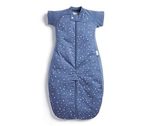 ergoPouch Gigoteuse à Pied | 3-12 mois, Idéal Pour Les Demi-Saisons | Night Sky | Sac De Couchage Transformable En Grenouillère À Jambes, 100% Coton Bio