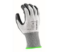 Ergos Gants De Sécurité Contre Les Coupures | 12 Paires | Protège Contre Les Risques Élevés De Coupure Niveau D | Robuste Et Résistant | Taille 6-11 | Gris Chiné | Certifié CE