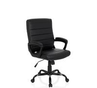 Chaise de bureau / fauteuil de chef ERGOSMOOTH BIG simili cuir noir