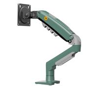 Ergosolid Support Écran PC Moniteur, Bras Articulé Ergonomique Ressort à Gaz, 17-30 Pouces, VESA 75mm et 100mm, Rotatif à 360°